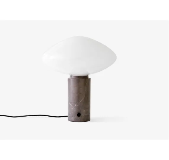 MIST AP17 - BORDLAMPE - GLAS GRIGIO CALDO BASE