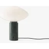 MIST AP17 - BORDLAMPE - GLAS OG MARMOR