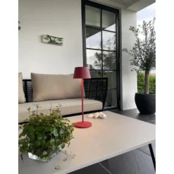 Modi Transportabel Bordlampe Ruby Red - Loom Design