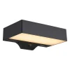 Monay Square Solar | Væglampe | Sort