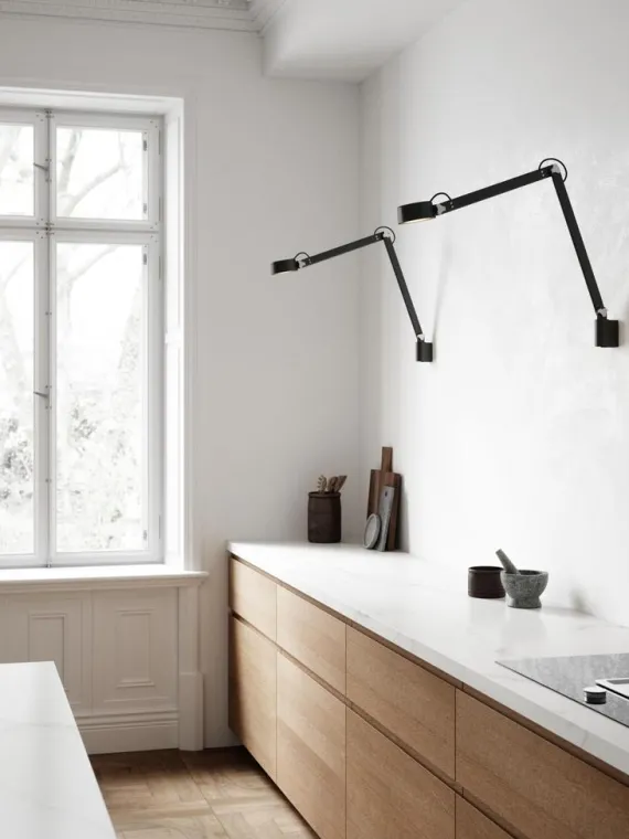 NOBU BORDLAMPE - VÆGLAMPE LED SORT 2120405003