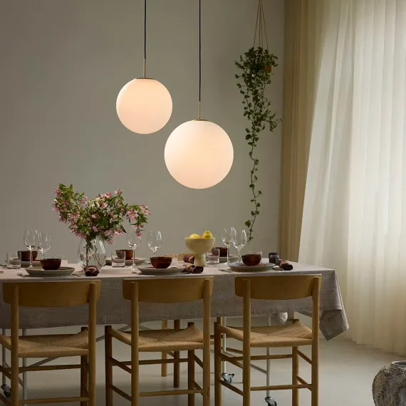 NORA CAFE PENDEL Ø30 OPAL/MESSING