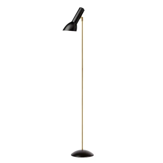 OBLIQUE GULVLAMPE MESSING SORT