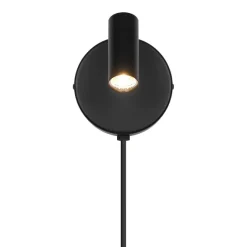 Omari Round | Væglampe | Sort