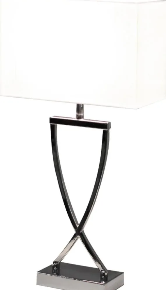 OMEGA BORDLAMPE KROM/HVID H52