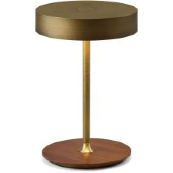 ON THE MOVE BORDLAMPE ANTIK MESSING PORTABLE