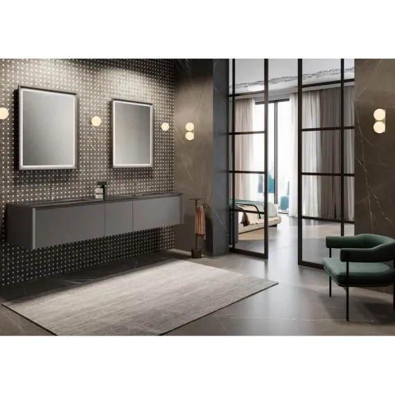 PALLA DOBBELT LOFTSLAMPE C2135 TITANIUM DTW LED - ANTIDARK