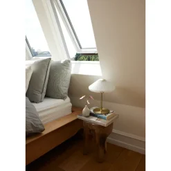 PARIS TO GO BORDLAMPE HVID/ANTIK PORTABLE
