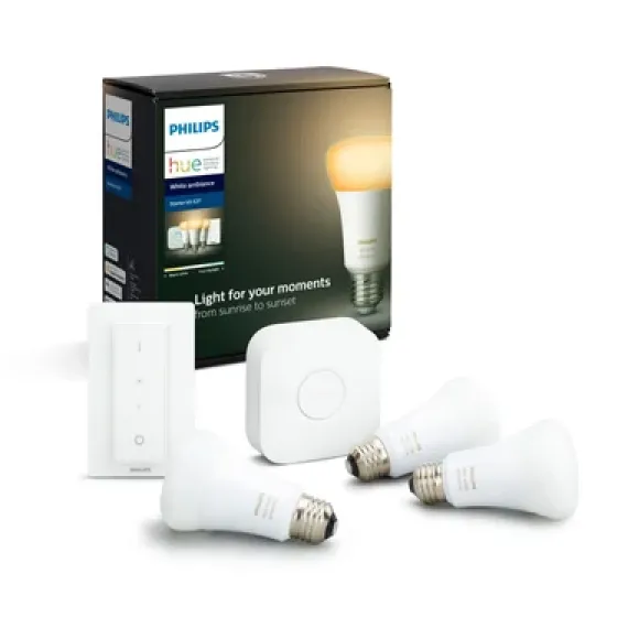 Philips Hue Ambiance Startsæt E27 - Komplet smart-lys pakke