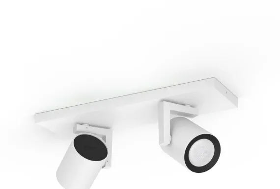 PHILIPS HUE ARGENTA ENKELT 2-SPOT HVID 915005762001