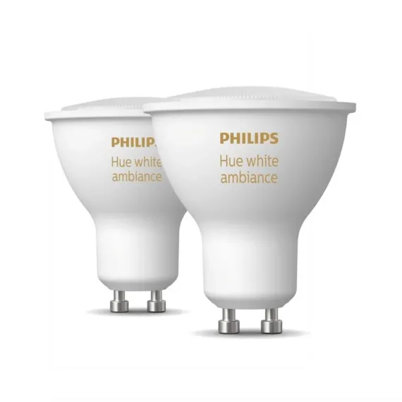 Philips Hue White Ambiance GU10 - 2-pak smart spots (2200–6500 K)