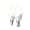Philips Hue White Kerte E14 2pak H10,6 - Lyskilde