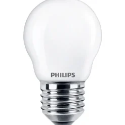 Philips LED Krone E27 4,3 W Glas Frosted