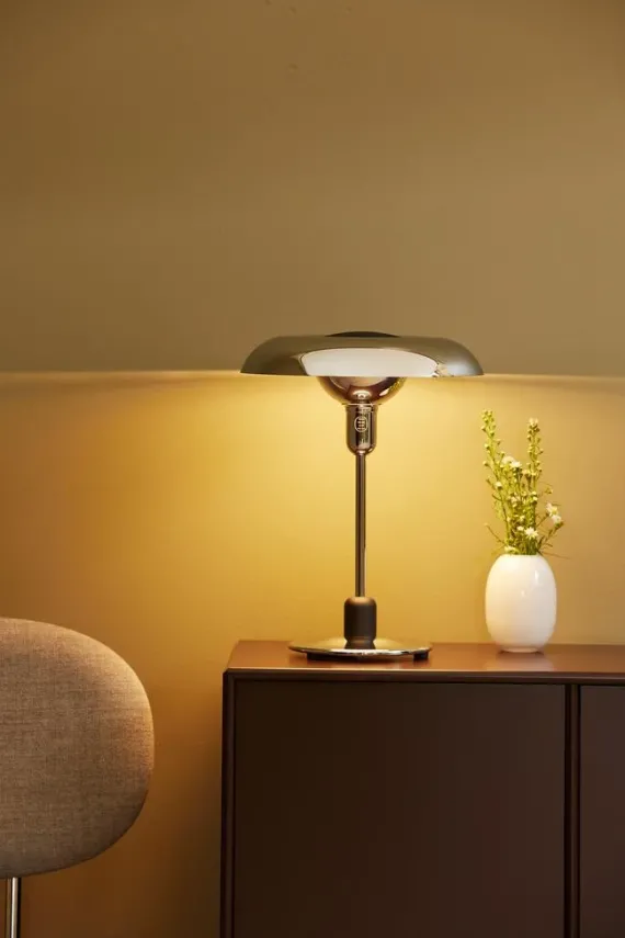 Piet Hein RA250 Bordlampe - 120 Års Jubilæumsudgave (Krom/Krom) - Piet Hein