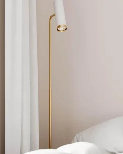 PULS GULVLAMPE MAT HVID GU10