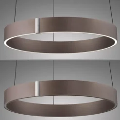 PURE E-CLIPSE PENDEL MED HEJS Ø50 MØRK METAL BRUN