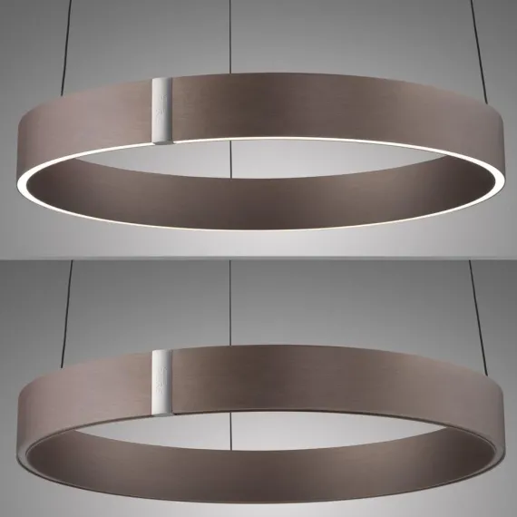PURE E-CLIPSE PENDEL MED HEJS Ø50 MØRK METAL BRUN