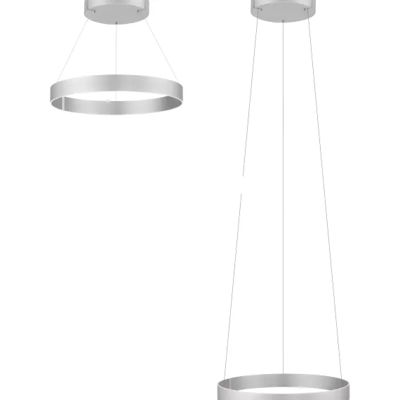 PURE E-CLIPSE PENDEL MED MOTOR HEJS BØRSTE ALUMINIUM LED