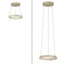 Pure E-Loop Pendel med Motor Hejs Ø60 - Mat Messing LED