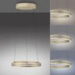 Pure E-Loop Pendel med Motor Hejs Ø60 - Mat Messing LED