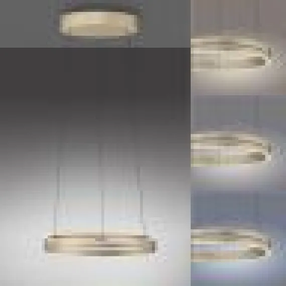 Pure E-Loop Pendel med Motor Hejs Ø60 - Mat Messing LED