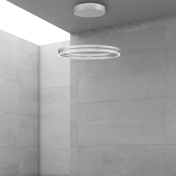 PURE E-LOOP PENDEL MED MOTOR HEJS BØRSTET ALUMINIUM LED