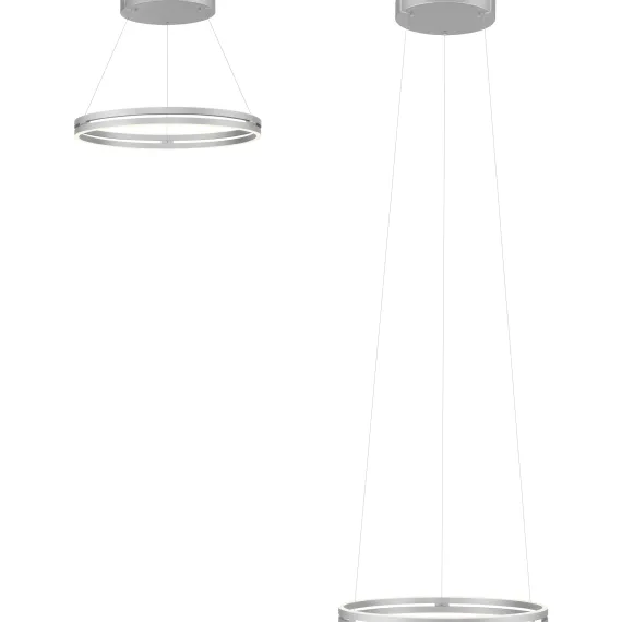 PURE E-LOOP PENDEL MED MOTOR HEJS BØRSTET ALUMINIUM LED
