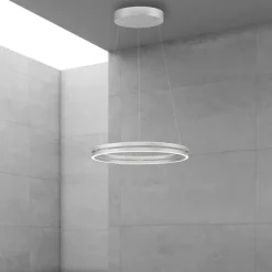 PURE E-LOOP PENDEL MED MOTOR HEJS BØRSTET ALUMINIUM LED