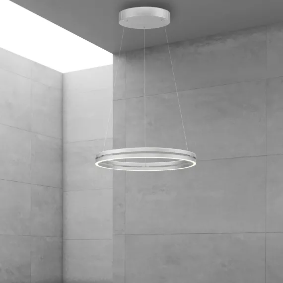 PURE E-LOOP PENDEL MED MOTOR HEJS BØRSTET ALUMINIUM LED