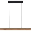PURE E-MOTION LANGBORDSPENDEL MED MOTOR HEJS NATUR TRÆ/ SORT LED