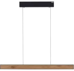 PURE E-MOTION LANGBORDSPENDEL MED MOTOR HEJS NATUR TRÆ/ SORT LED