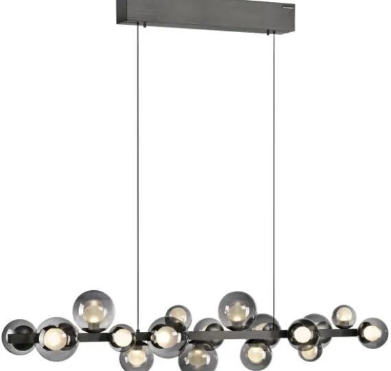 PURE E-POPUP LANGBORDSPENDEL 115 CM GLAS MØRKEGRÅ