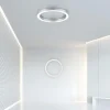 PURE-LINES LOFTSLAMPE LED BØRSTET ALU MED FJERNBETJENING