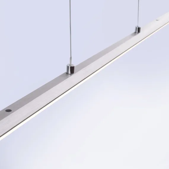 PURE-LITE LANGBORDSPENDEL 100 CM BØRSTET ALUMINIUM LED