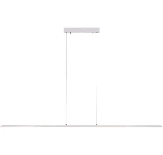 PURE-LITE LANGBORDSPENDEL 160 CM BØRSTET ALUMINIUM LED