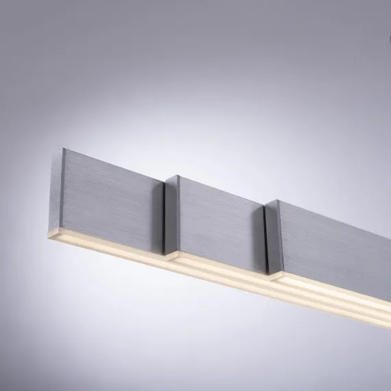 PURE MOTO LANGBORDSPENDEL MED MOTOR UDTRÆK BØRSTET ALUMINIUM LED