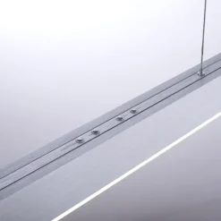 PURE MOTO LANGBORDSPENDEL MED MOTOR UDTRÆK BØRSTET ALUMINIUM LED