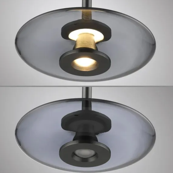 PURE VITRUM PENDEL Ø22 RØGFARVET GLAS