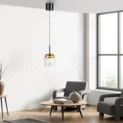 Q-CON GLASPENDEL Ø21 MED COMFORT HEJS GULD