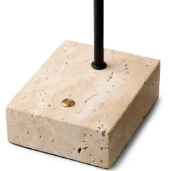 QUESTION PORTABLE BORDLAMPE SORT ANTIK MESSING/OPAL GLAS