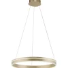 Q-VITO RUND PENDEL Ø60 MAT MESSING LED