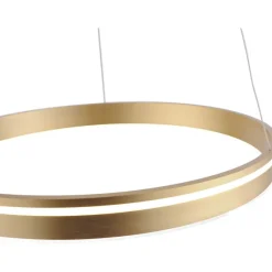 Q-VITO RUND PENDEL Ø60 MAT MESSING LED