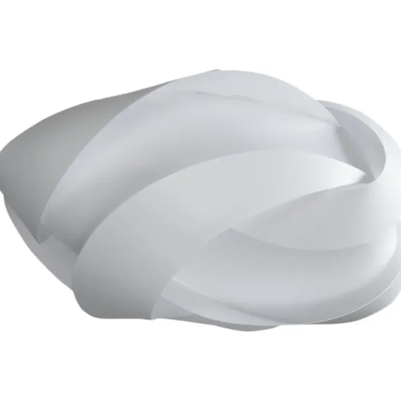 Ribbon Mini Skærm Hvid Ø33 - Pendel