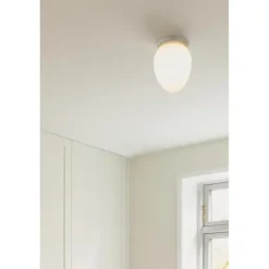 RIZZATTO 171 LOFTSLAMPE SATINGRÅ/OPAL