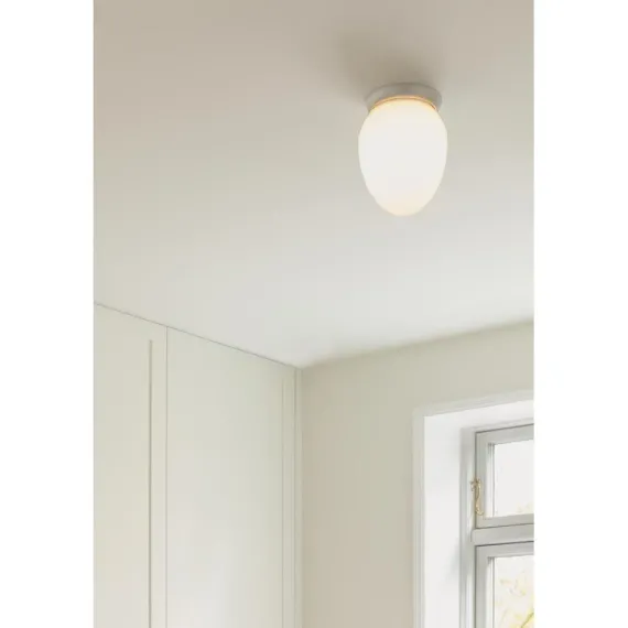 RIZZATTO 171 LOFTSLAMPE SATINGRÅ/OPAL