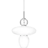 RIZZATTO 43 PENDEL SATINSØLV/OPAL