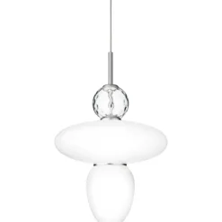 RIZZATTO 43 PENDEL SATINSØLV/OPAL