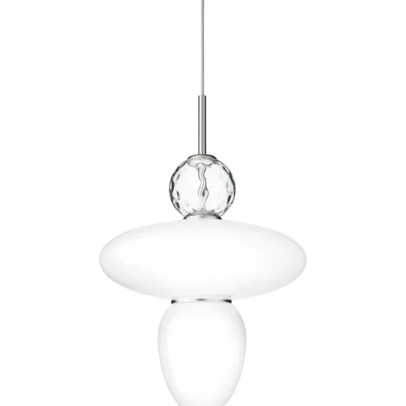 RIZZATTO 43 PENDEL SATINSØLV/OPAL