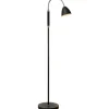 ROOM GULVLAMPE 1 ARM SORT KROM