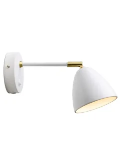 Room Wall Lamp - White Brass